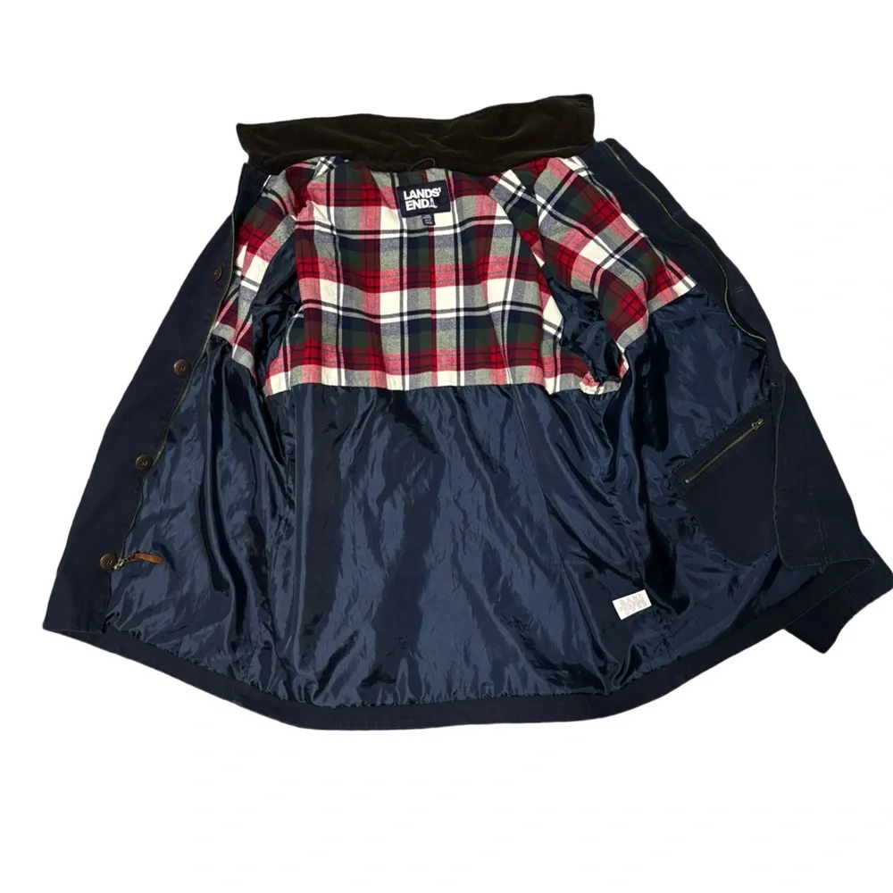 Lands' End Men's Navy Jacket XXL